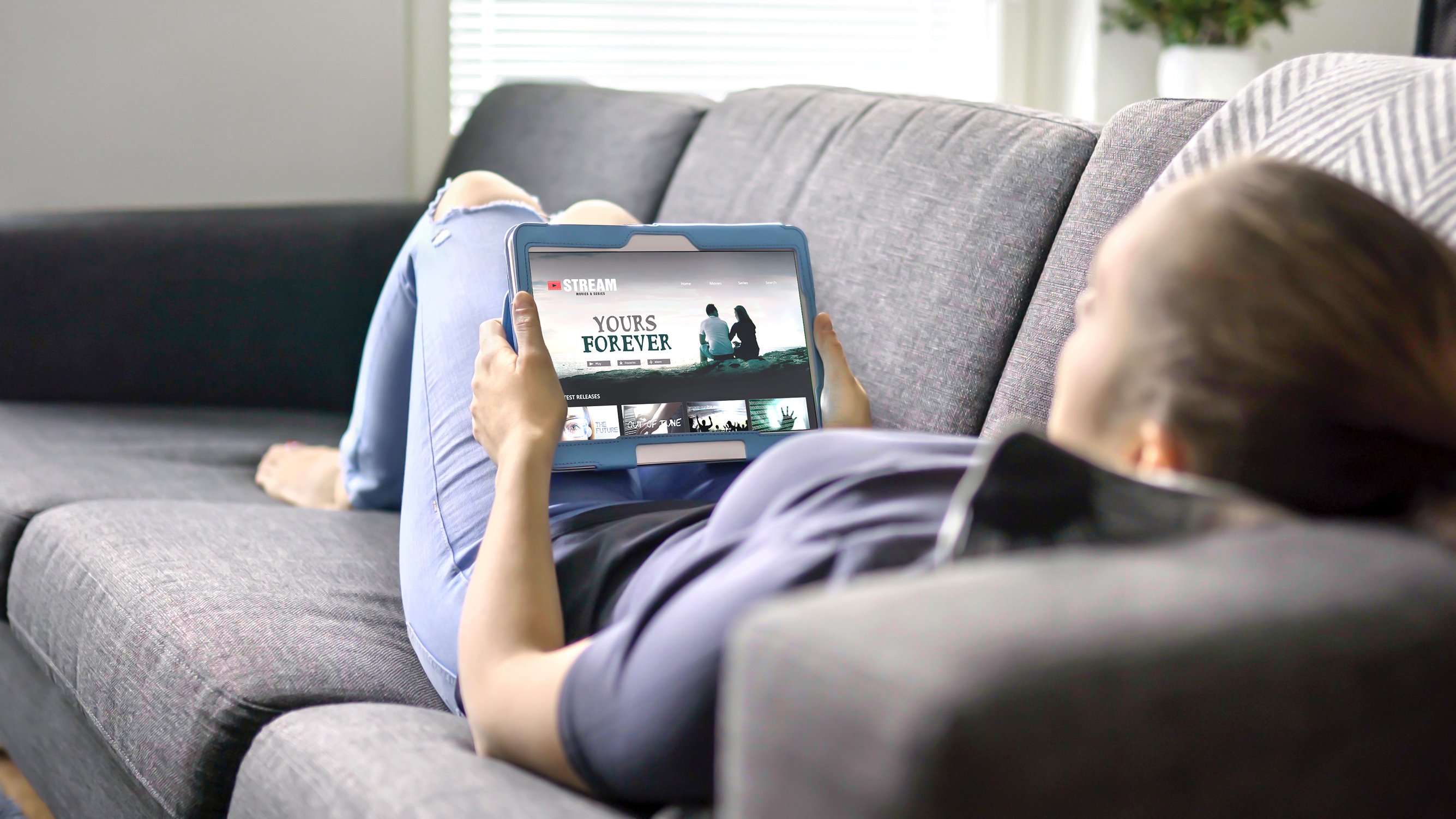 OTT Advertising with Streaming Services at home